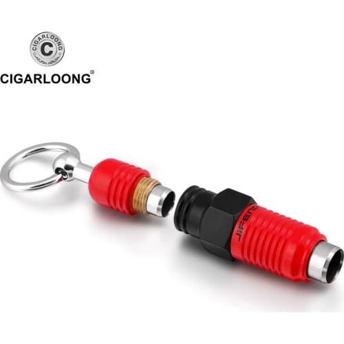 CIGARLOONG New Arrival Guillotine Stainless Steel Cuban Cigar Cutters Knife 2 Size Gift Box Special Red Color Cigar Punch JF-K18