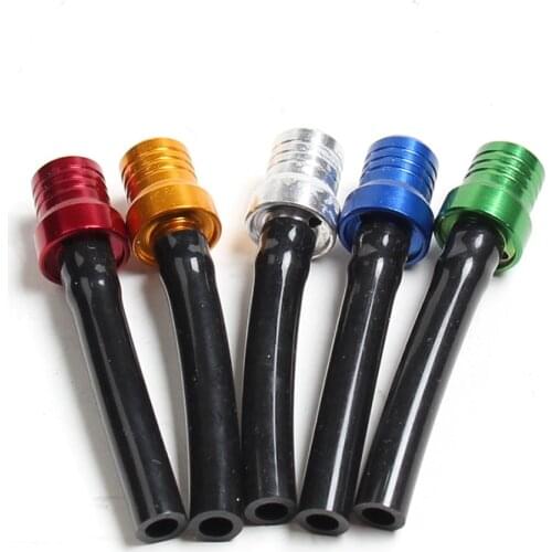 New Aluminum Alloy Motorcycle Gas Pit ATV PIT Dirt Bike Fuel Petrol Tank Cap Breather Pipe Hose Valve Vent Breather Tube Pipe