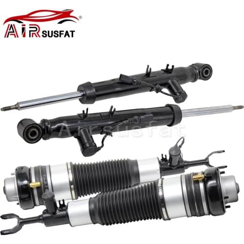 1set Front & Rear Air Shock Absorber Suspension Pneumatic Strut For Audi A6 S6 C6 4F 4F0616039N 4F0616040N 4F0616031K 4F0616032K
