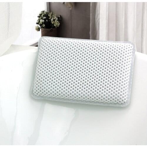 SPA Bath Pillow Non-Slip Bathtub Soft Waterproof Bath Pillows Bathroom Accessories