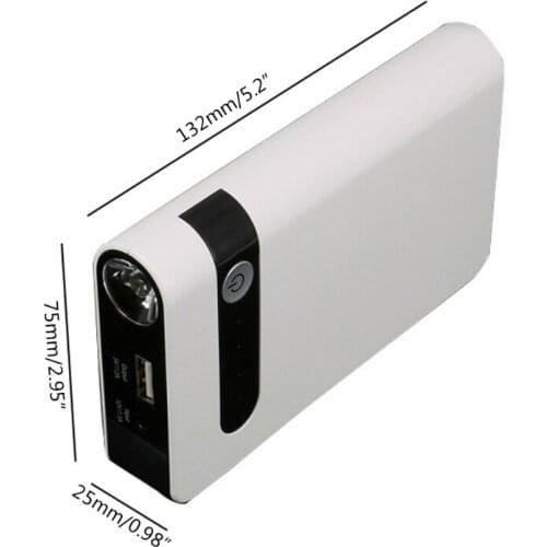 20000mAh 12V Portable Car Jump Starter Emergency Battery Booster Power bank Waterproof with LED Flashlight