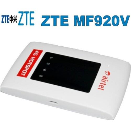 Unlocked ZTE mf920v Airtel Mobile Pocket Wifi Router 4g lte Wireless Router