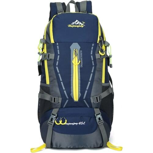 Outdoor climbing tourism backpack men women sports bag hiking travel backpack 45L waterproof rucksack Computur Bags