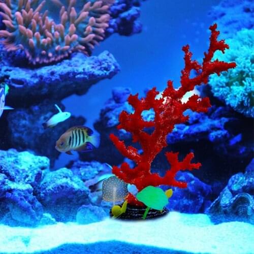 Silicone Artificial Fish Tank Aquarium Coral Plants Underwater Ornament Fish Tank Aquarium Accessories Landscape Decoration