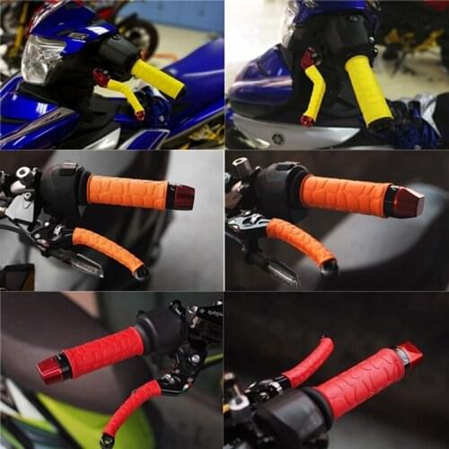 Motorcycle Mountain Cycling Bike Bicycle Silicone Handlebar Grips+Brake Clutch Lever Rubber Cover
