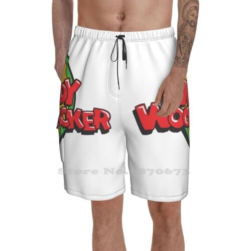 Untitled Sports Fitness Swimming Shorts Woody Woodpecker Logo Best Seller Woody Woodpecker Logo
