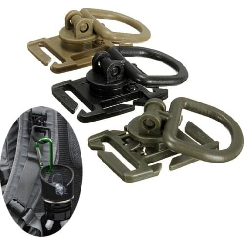 Tactical 360 Degree Rotation D Ring Buckle For Vest Backpack