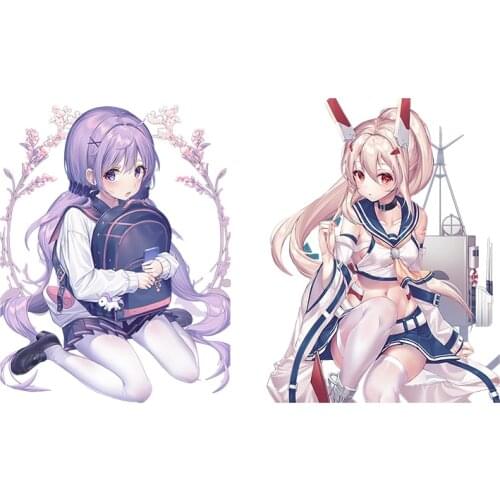 Three Ratels C485 Magic girl Car Stickers Anime Vinyl Stickers Decorative Waifu Cartoon Decal