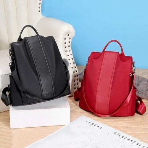 Waterproof Oxford Cloth Backpack Casual Fashion Weekend Shopping Storage Supplies Umbrella Phone Notebook Organizer Handbags