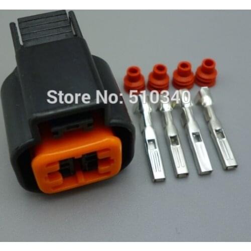 1set .2.2mm 4 hole oxygen sensor car connector plug terminal with terminal