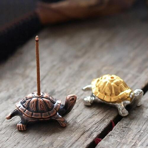 1pc Alloy Incense Holder Snail Turtle Incense Stick Holder Censer Stand Tea Culture Meditation Home Decor