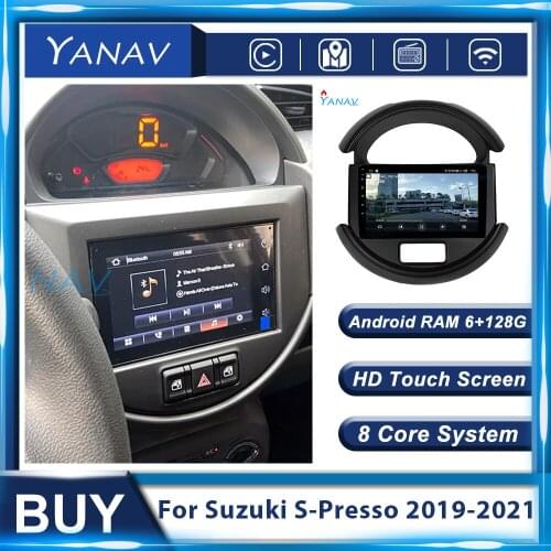 128G Android Multimedia Player GPS Navigation Car Radio For Suzuki S-Presso 2019-2021 Auto Stereo Receiver Video Touch Screen