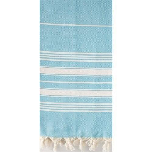 2 pcs 100x180 cm Buldan Concept Yasmin Peshtemal-Turquoise