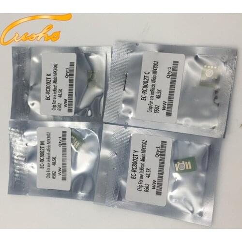 4 pcs MPC8002 toner chip for Ricoh MP C8002 C6502 C8002SP C6502SP Toner cartridge chip MPC8002sp mpc6502sp Toner chip