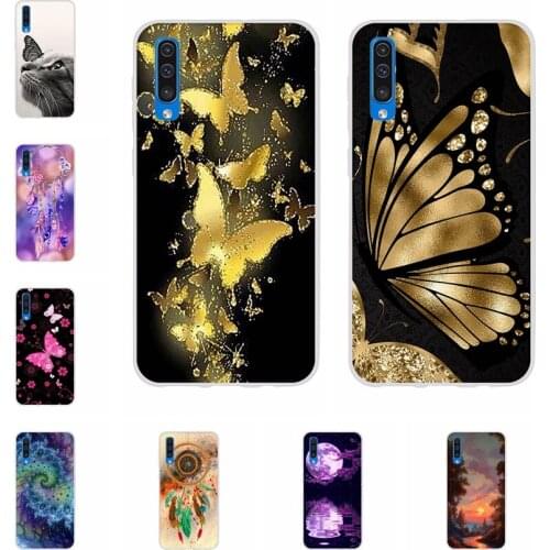 For Samsung Galaxy A50 Case Soft Silicone Phone Cover For Galaxy A50 TPU Black Cover Funda For Samsung A 50 Coque Case SM-A505F