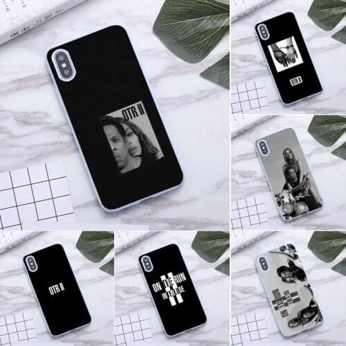 Beyonce Jay Z OTR II Phone Case for iPhone 12 mini 11 Pro Max X XR XS 8 7 6s Plus Candy purple Silicone Cases