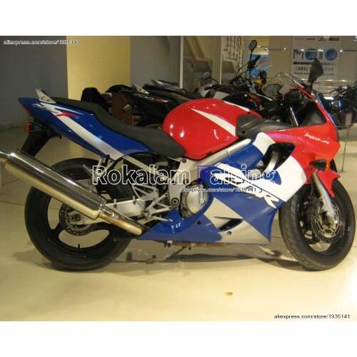For Honda CBR600 F4i 2004 2005 2006 2007 CBR 600 F4i 04 05 06 07 Red White Blue Sportbike Fairing (Injection molding)