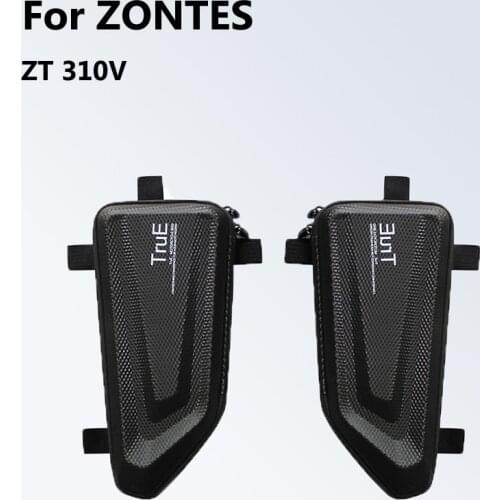 For Zontes Zt310v Motorcycle Side Packaging Modified Hard Shell Triangle Packaging Bag Kit Motorcycle Modification Accessories