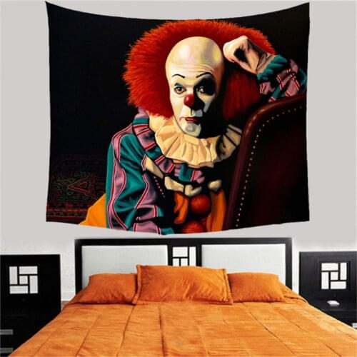 Horror Movie Friday Tapestry Blanket Tablecloth Bohemian Art Deco