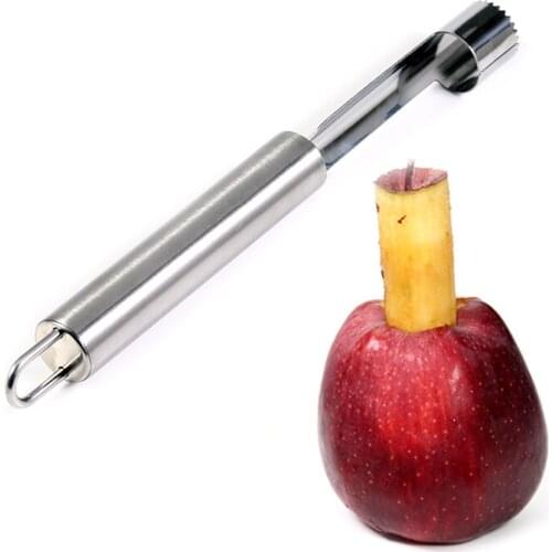 Stainless Steel Apple Corer - Kitchen Utensil for Coring - Best Tool for Pear & Other Fruits - Core