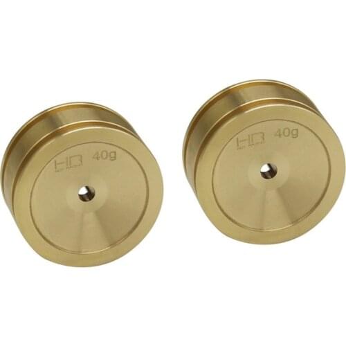 HR Axial SCX24 90081 copper wheel 1 pair-single 40g