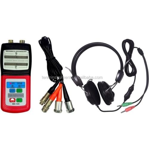 MS-120 Digital Mechanics Stethoscope Engine Ambient Noises Tester Mechanic Faults Detector
