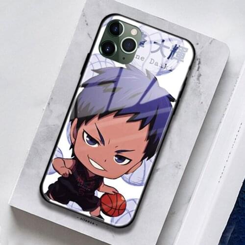 Kuroko No Basket Aomine Daiki Soft Silicone Tempered Glass For iPhone SE 6s 7 8 Plus X XR XS 11 Pro Max Phone Case Cover Shell