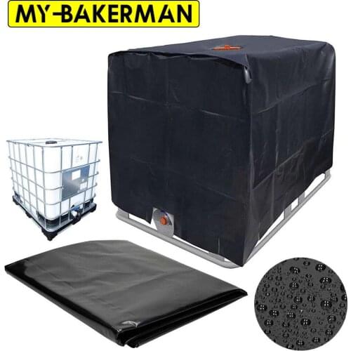 IBC ton barrel protective cover accessories 1000 liter chemical barrel dust cover waterproof and snowproof Oxford 210D