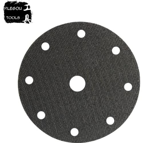 2 Pieces 6" or 150mm 9 Hole Sander Crash Pad 6 Inches 9 Hole Sponge Buffer Cushion For Sander Machine