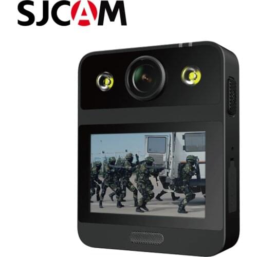 SJCAM A20 Waterproof Portable Wearable Infrared Police Security Body Wron Camera with LED Lamp Motion Detection Action Camera