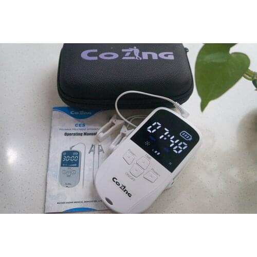 CES Brain Stimulator Portable Physiotherapy Devices For Cannot Sleep Well Help Sleep Problem Therapy Insomnia Anxiety Depression