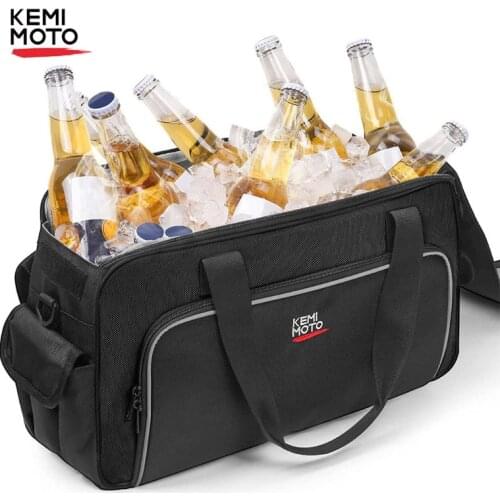 Motorcycle Bag Cooler Luggage Saddle Bag Soft Cooler Universal for Touring Cross with Hard Saddlebags Insert Cooler Bags