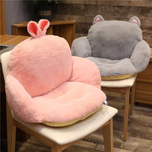 Comfortable Chair Cushion Office Butt Mat Seat Back Stuffed Cushions Waist Support Warm Hand Pillow Soft Home Decoration