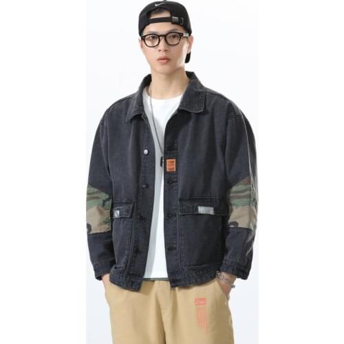 VAJANED Mens Denim Jackets