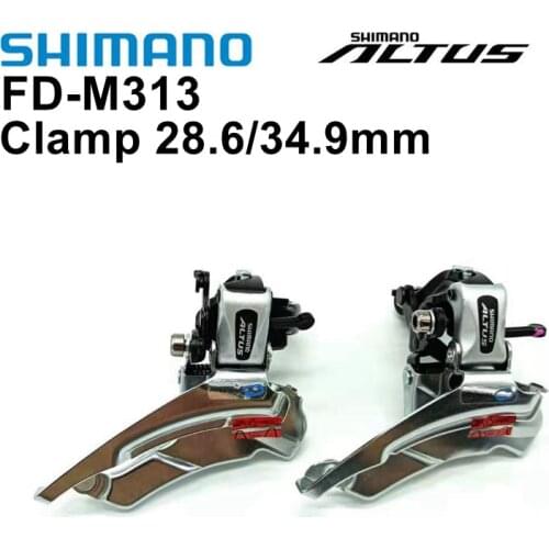 Shimano Altus FD-M313 Bike Front Derailleur FD M313/M311 Clamp 28.6mm/31.8mm/34.9mm Down Swing 8/24 Speed MTB Bike Derailleur