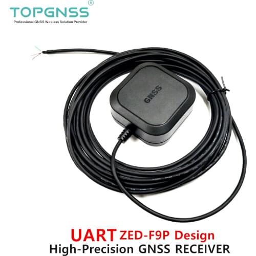 UART Designed with the ZED-F9P F9 module RTK high-precision GNSS receiver can be used as a base station and rove TOP608 TOPGNSS