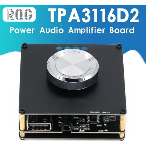 XY-AP100H 100W+100W Dual TPA3116D2 Bluetooth 5.0 Stereo Audio Digital Power Audio Amplifier Board AMP Amplificador AUX USB APP
