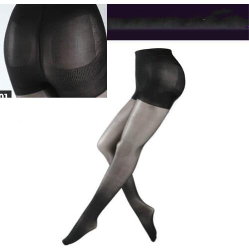 YY1120D Women Pantyhose Thin Summer Meat Through Fish Mouth Open Finger Leg Light Pressure Legged Tights Black Smooth Skin