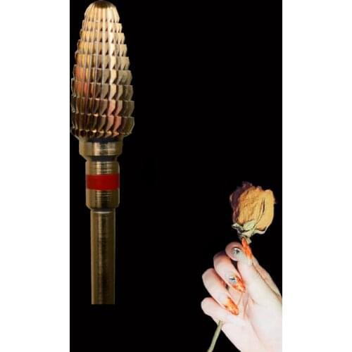 1pcs Carbide Nail Drill Bit -Large Cone Bit -F