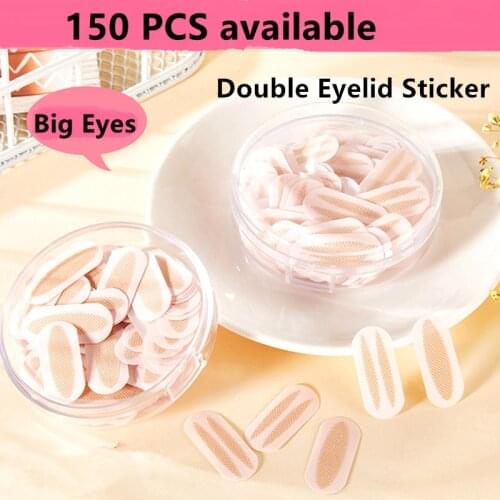 150Pcs Professional Makeup Double Eyelid Sticker Eye Makeup Tape Sticker Eyeliner Medical Sticker Basic Beauty Tools