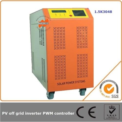 1500W 48V 30A off grid combined solar controller inverter simple LED display show working status clearly
