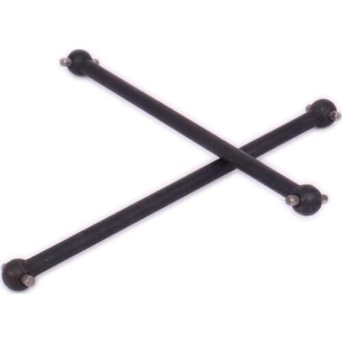 2PCS 81mm Iron Dogbone Drive Shaft Black Silver Steel For 1/10 Fs Racing Big Foot Monster Truck 512035 Driven Shaft Spare Parts