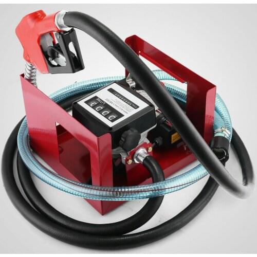 220V 600W 40L/min Electric Oil Pump Automatic Transfer Counter 2800RPM