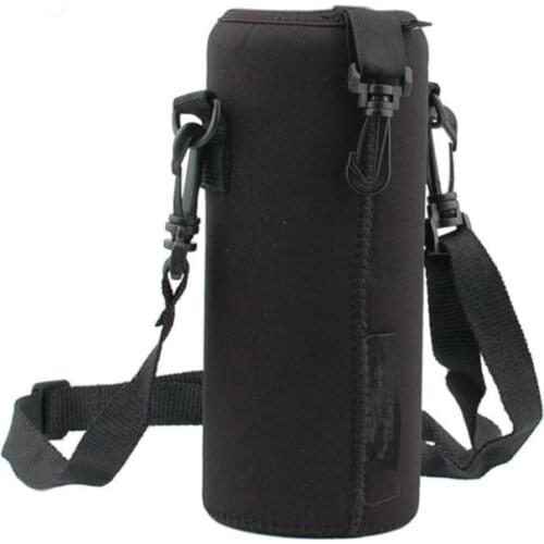 X7AB 750ML Neoprene Water Bottle Carrier Insulated Cover Bag Holder Strap Travel New