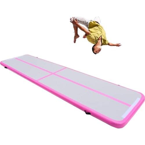 Free Shipping 3m 4m 5m Inflatable Cheap Gymnastics Mattress Gym Tumble Airtrack Floor Yoga Olympics Tumbling Air Track For Sale