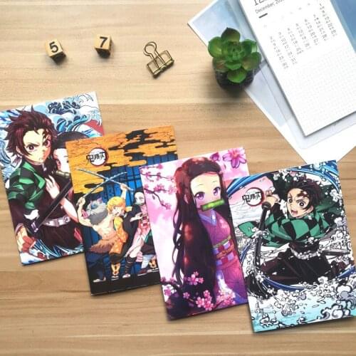 20 PCS/Lot Anime Demon Slayer: Kimetsu no Yaibai Color inside page notebook Creative stationery toy gift