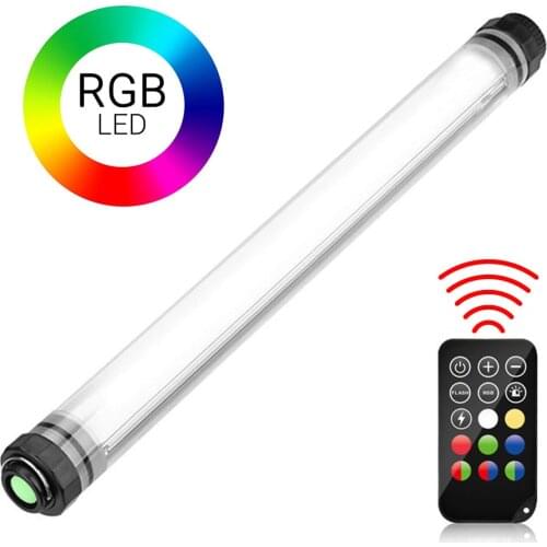 RGB Waterproof Photography Light Powerbank 1000LUX USB Rechargeable Camping Light Video Light for Camping Studio Photography