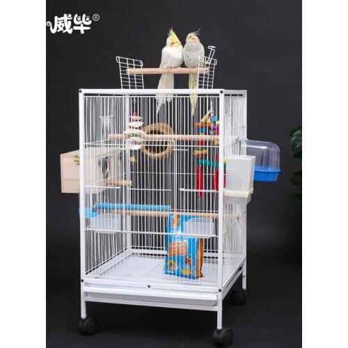 Cage parrot cage large large myna xuanfeng tiger skin special luxury reproduction family villa complete