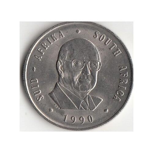 South Africa 1 Rand 1990 Coins Africa Original Coin Collectible Edition Real Rare Commemorative