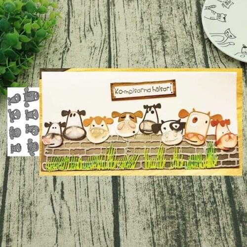 Cow Metal cutting dies cut die card Scrapbook paper craft knife mould blade punch stencils